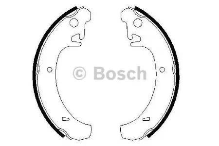 BOSCH 0986487219 Колодки торм.барабанные