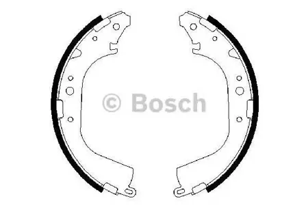 BOSCH 0986487354 Колодки торм.барабанные