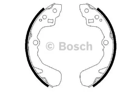 BOSCH 0986487436 Колодки торм.барабанные