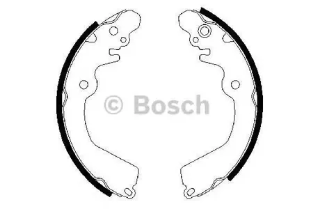 BOSCH 0986487451 Колодки торм.барабанные