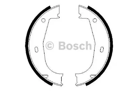 BOSCH 0986487520 Колодки торм.барабанные