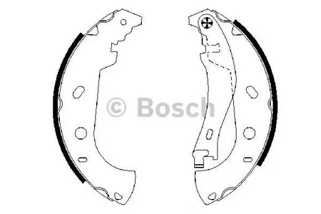 BOSCH 0986487559 Колодки торм.барабанные