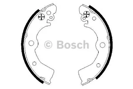 BOSCH 0986487578 Колодки торм.барабанные