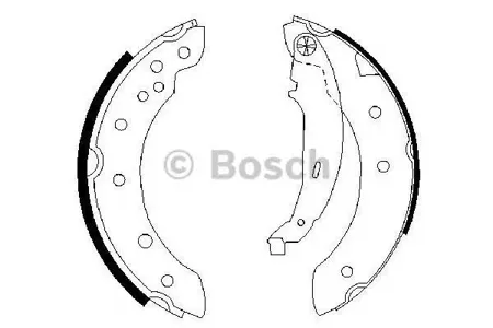 BOSCH 0986487585 Колодки торм.барабанные