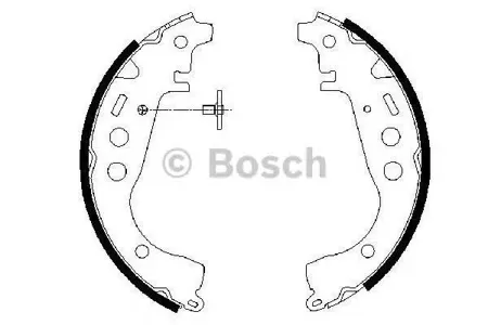 BOSCH 0986487589 Колодки торм.барабанные