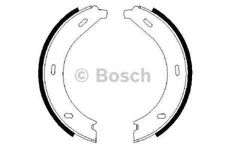 BOSCH 0986487605 Колодки торм.барабанные