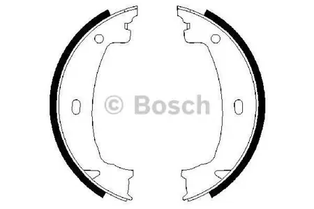BOSCH 0986487608 Колодки торм.барабанные
