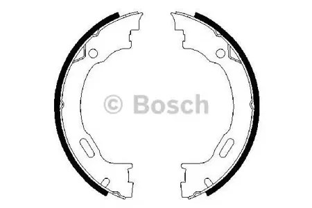 BOSCH 0986487609 Колодки торм.барабанные