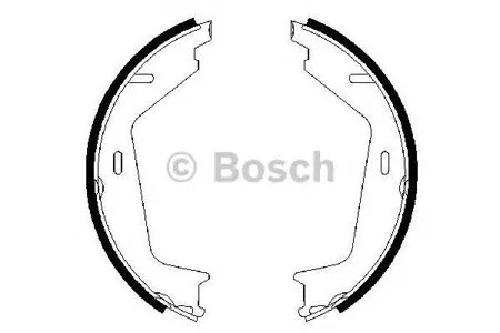 BOSCH 0986487623 Колодки торм.барабанные