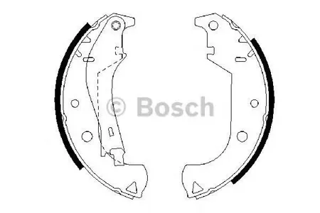 BOSCH 0986487626 Колодки торм.барабанные