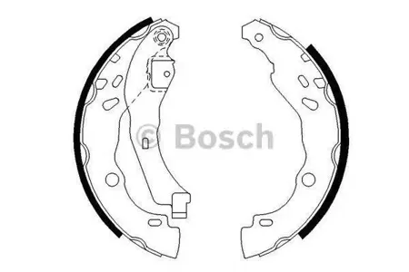 BOSCH 0986487627 Колодки торм.барабанные