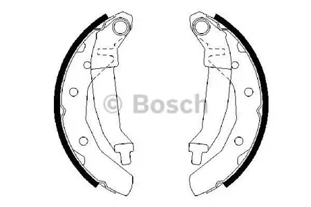 BOSCH 0986487628 Колодки торм.барабанные