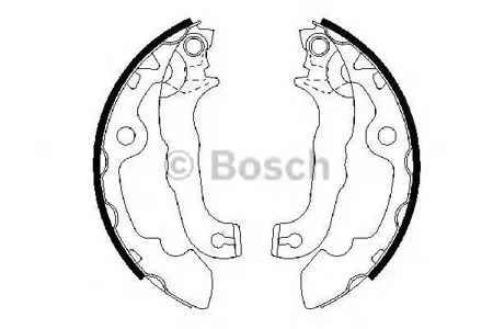 BOSCH 0986487633 Колодки торм.барабанные