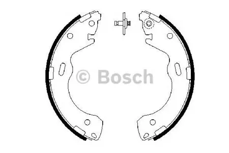 BOSCH 0986487654 Колодки торм.барабанные