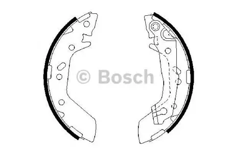 BOSCH 0986487655 Колодки торм.барабанные