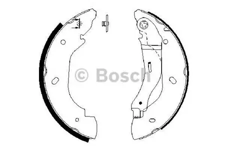 BOSCH 0986487660 Колодки торм.барабанные