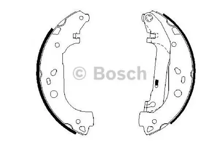 BOSCH 0986487667 Колодки торм.барабанные