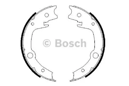 BOSCH 0986487679 Колодки торм.барабанные