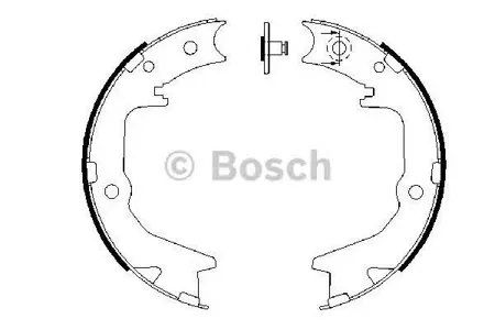 BOSCH 0986487683 Колодки торм.барабанные