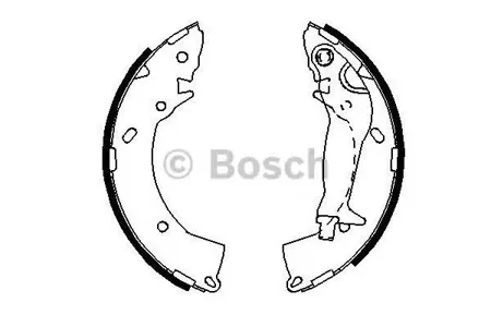 BOSCH 0986487697 Колодки торм.барабанные