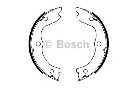 BOSCH 0986487698 Колодки торм.барабанные