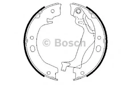 BOSCH 0986487713 0 986 487 713 GS8746 [0449502120] колодки барабанные ручника Toyota Corolla 1.4-1.8/2.0D 01-08