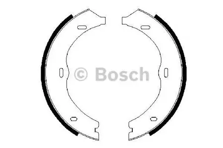 BOSCH 0986487718 Колодки торм.барабанные