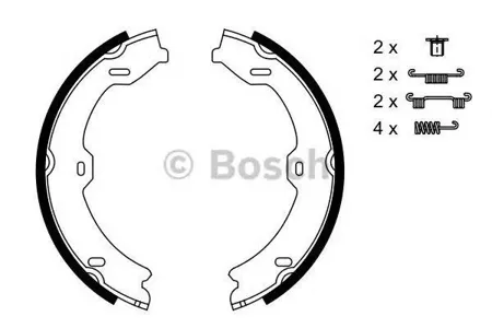 BOSCH 0986487725 Колодки торм.барабанные
