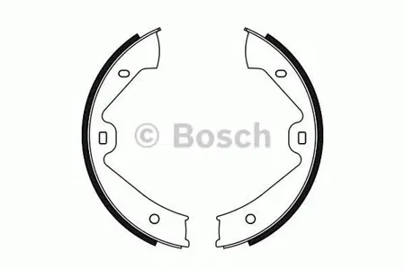 BOSCH 0986487755 Колодки торм.барабанные