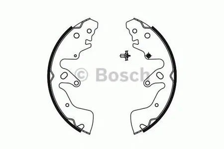 BOSCH 0986487756 Колодки торм.барабанные