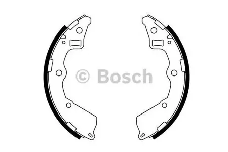 BOSCH 0986487757 Колодки торм.барабанные