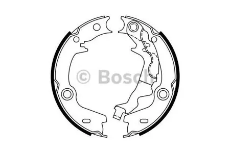 BOSCH 0986487761 Колодки торм.барабанные
