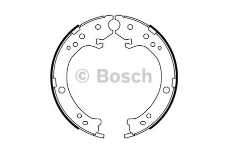 BOSCH 0986487765 Колодки торм.барабанные