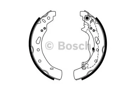 BOSCH 0986487767 Колодки торм.барабанные