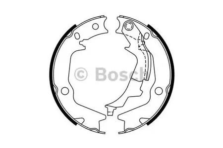 BOSCH 0986487768 Колодки торм.барабанные