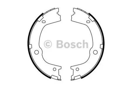 BOSCH 0986487776 Колодки торм.барабанные