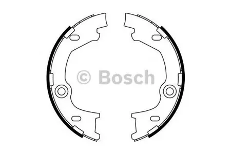 BOSCH 0986487777 Колодки торм.барабанные