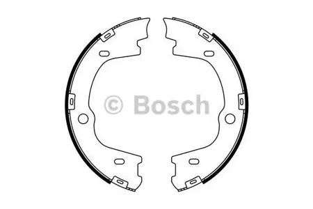 BOSCH 0986487778 0 986 487 778 колодки барабанные задние Hyundai H-1 07>