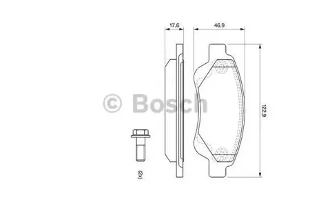 BOSCH 0986494065 Колодки торм.
