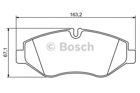 BOSCH 0986494293 Колодки торм.