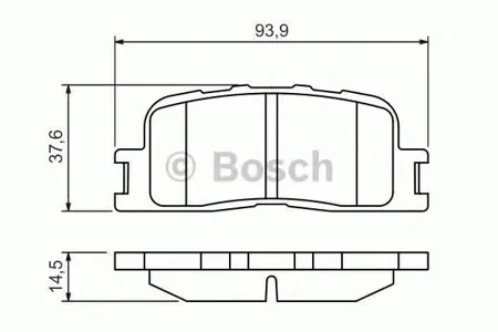BOSCH 0986494359 Колодки торм.