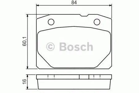BOSCH 0986494568 Колодка передняя BOSCH ВАЗ 2121-21213, 2123
