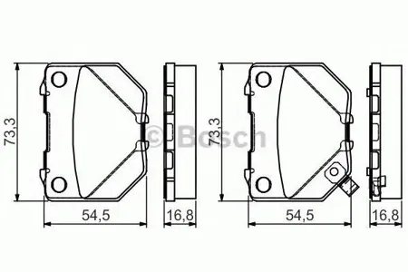 BOSCH 0986495137 Колодки торм.