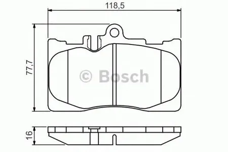 BOSCH 0986495138 Колодки торм.