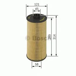 BOSCH 1457429128 Фильтр масляный H313 D118 (б) Mercedes ACTROS, RVI