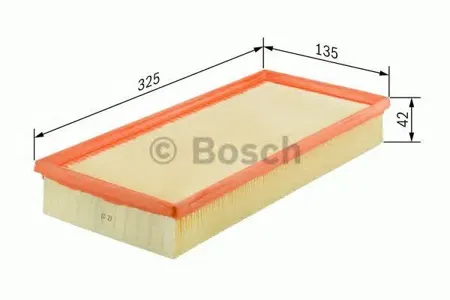 BOSCH 1457433520 Воздушный фильтр Fiat Punto, Lancia Y 1.2i 99-03