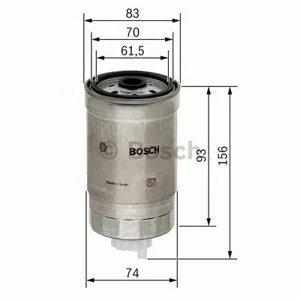 BOSCH 1457434106 Фильтр топливный MAN, Scania , Iveco , Fiat Dukato, Peugeot Boxer 1.9-2.8 D 82>