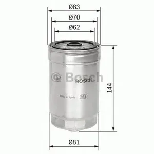 BOSCH 1457434314 Фильтр топливный Fiat Ducato 2.0JTD2.8JTD, Citroen Jumper 2.0HDi 01-02