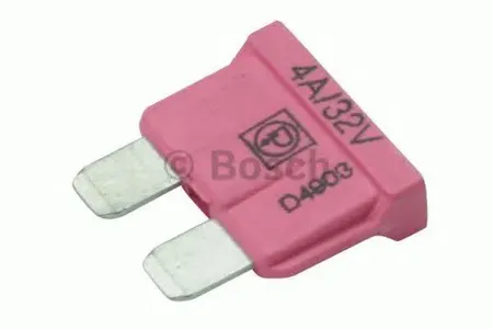 BOSCH 1904529902 предохранитель плоский стандартный 4A розовый