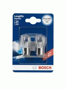 BOSCH 1987301055 Лампа 12V P215W BAY15d блистер (2шт.) Longlife Daytime